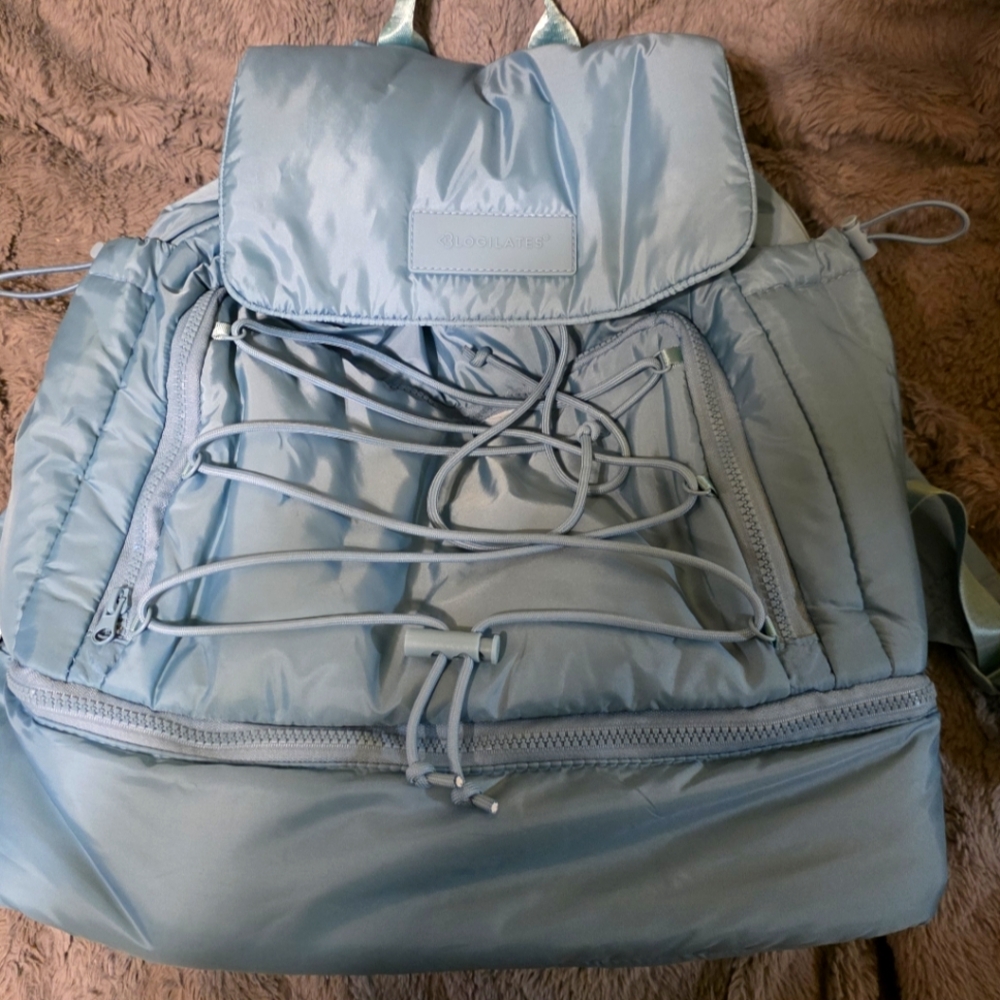 Blogilates Light Blue Backpack